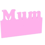 150mm+Name++Word+Plaque+-+Mum