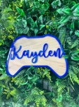 Gamer+Shaped+Name+Acrylic