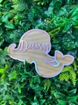 Mermaid+Shaped+Name+Acrylic