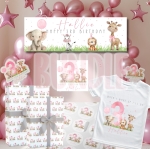 Personalised+Pink+Safari+Birthday+Bundle+Large