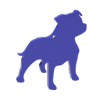 Blank+Staffordshire+Bull+Terrier+Keyring+size+-+50mm