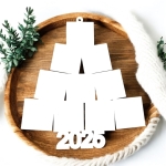 2025+Hanging+Acrylic+Blank+Decoration