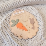 Engraved+Easter+Bunny+Treat+Plate+-+Orange+Carrot