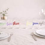 135mm+Number+Acrylic+Wording