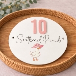 UV+Printed+-+House+Number+Rear+Plate+-+Round