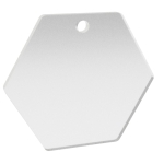 Blank+Hexagon+Keyring+size+-+50mm