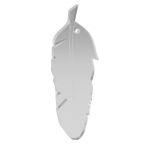 Blank+Feather+Keyring+size+-+50mm