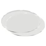 1x+Pair+Cake+Decorating+Clear+Acrylic+Ganache+Disc+-+3.25+Inch